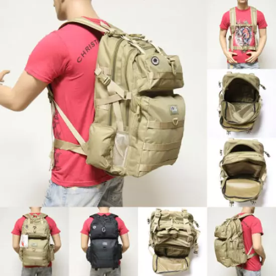 Tactical Backpack Hydration Combat Rucksack Backpack Bag Hunting Hiking Molle