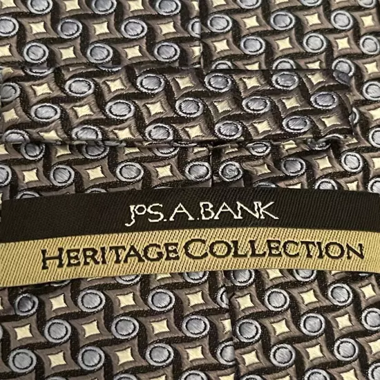 Jos. A. Bank Heritage Collection Blue Gray Hand Made 100% Made In China