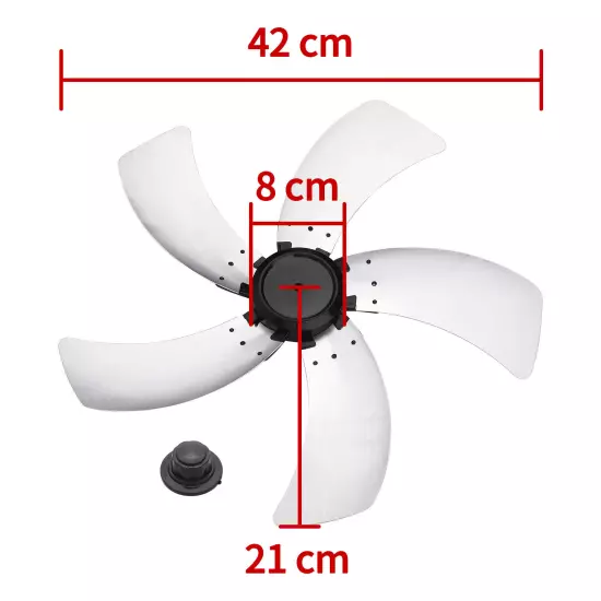 Silent Fan Blade Replacement Durable Compatible w/Standing Fans Table Fans