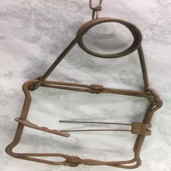 Vintage Metal Wire SMALL WILD GAME TRAP