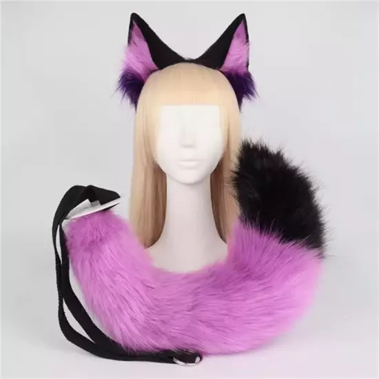 Zootopia Nick·Wilde Simulated Fox Ears Fox Tail Cosplay Anime Costume Prop