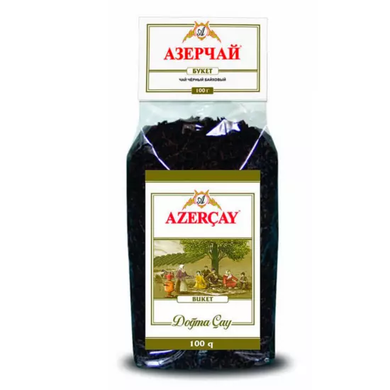 Azercay Buket Pure Natural Azerbaijan Traditional Loose Leaf Tea Limpid Package