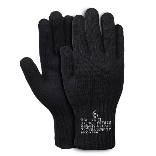 Rothco 8418 Wool/Nylon Military Stamped G.I. Glove Liners