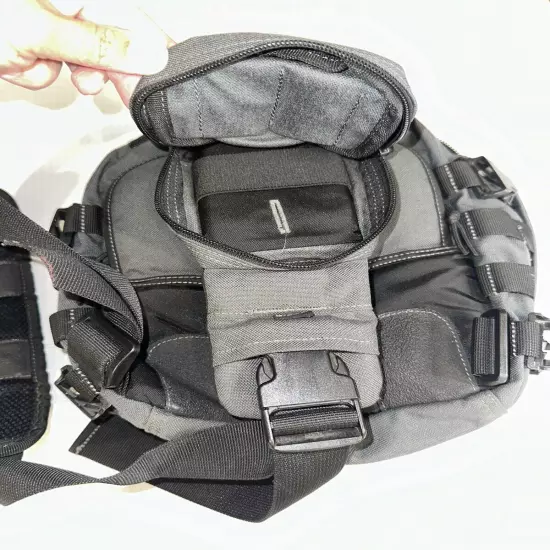 5.11 Tactical Rush MOAB 6 Sling Pack, 11L Double Tap, Gray Black 56963 Pre-owned