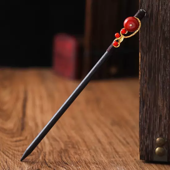 Womens Flower Wooden Chopsticks Hair Hairpin Hair Stick Chinese Style Retro❥