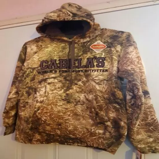 NWT Women's Cabela's Zonz Western ColorPhase 4Most Adapt Camo Hoodie Sweatshirt