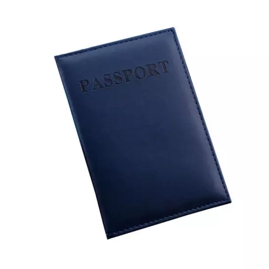 PU Leather Passport Cover Case Travel ID Card Ticket Passport Holder Protector