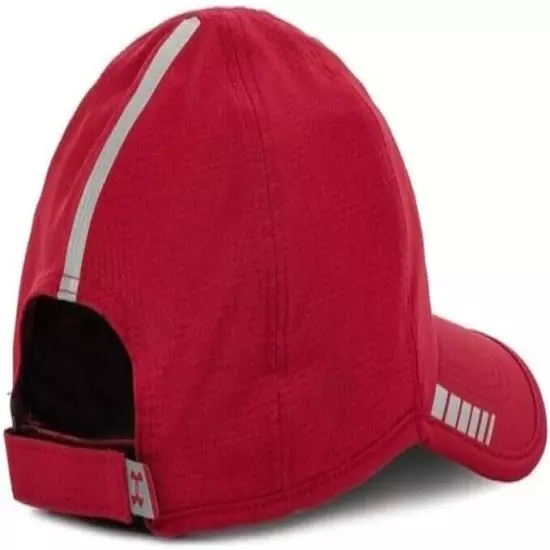 Under Armour Men's Launch ArmourVent Hat/Cap-Red/Silver