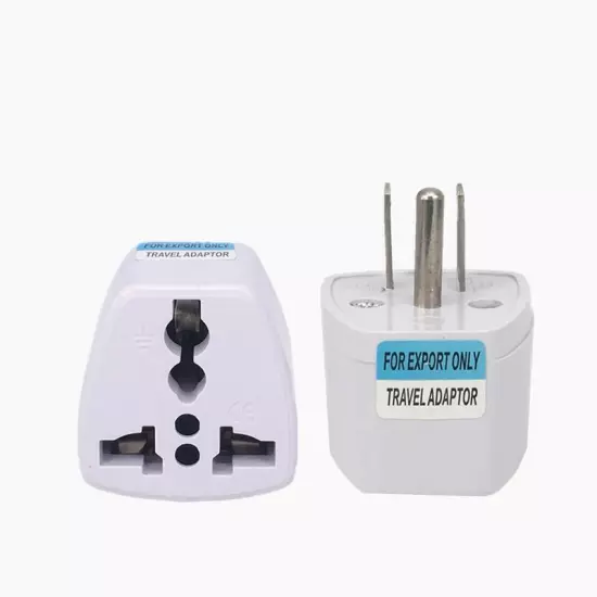 Universal Travel Adapter Uk/us/au to Eu Plug 2 Pin Power Socket Converter 250v