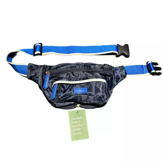 Paravel Fanny Pack Fold-up Belt Bag Scuba Navy Blue NWT 5 Star Reviews