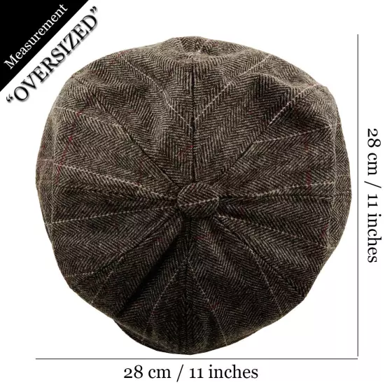 Mens Ivy Hat Golf Driving Ascot Winter Flat Cabbie Newsboy