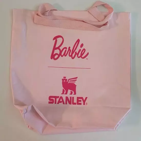 AUTHENTIC Barbie x Stanley Pink Tote Bag - Limited Edition 65th Anniversary NEW