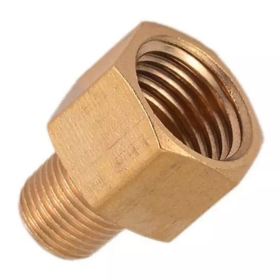 BSP-NPT Adapter 1/8 Male BSPT To 1/8 Female NPT Brass Pipe Fitting Duable