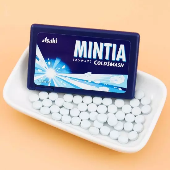 Strong Breath Mints: Asahi Mintia: Cold Smash x 10 Packs (Frisk Style)