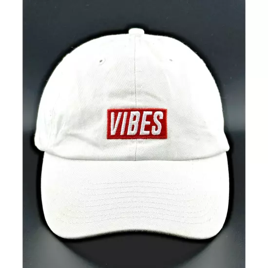 Adult VIBES CAP White - OSFM - Adjustable