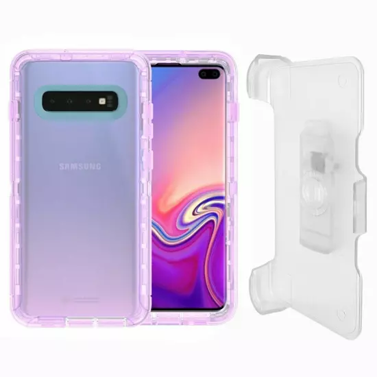 For Samsung Galaxy S10 S10e S10+Plus Defender Case Cover Belt Clip Fits Otterbox