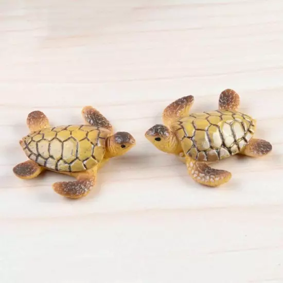 Mini Sea Turtle Miniature Aquarium Decoration Resin Ornaments For The Fish Tank 