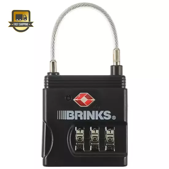 25 Mm Combination TSA Lock with Cable