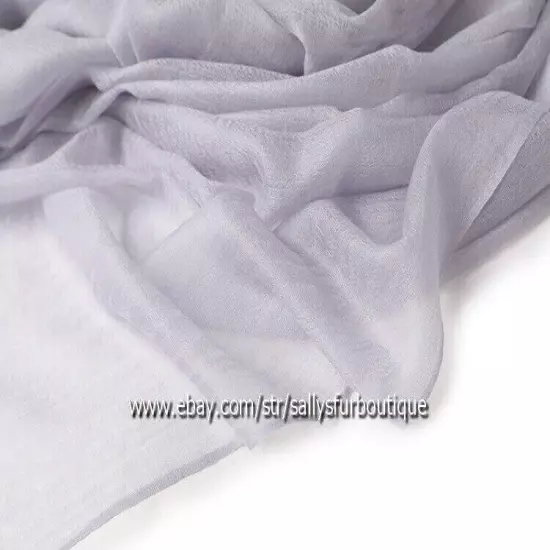 Sallys Pure Mongolian Cashmere 300s Wrap Shawl Ring Scarf Thin Soft 230 * 100 cm