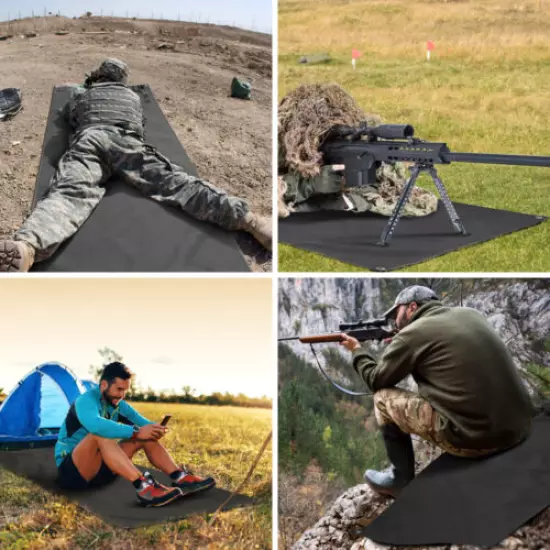 Tactical Shooting Mat Roll Up Training Shooters Pad Waterproof Nylon Folding Mat