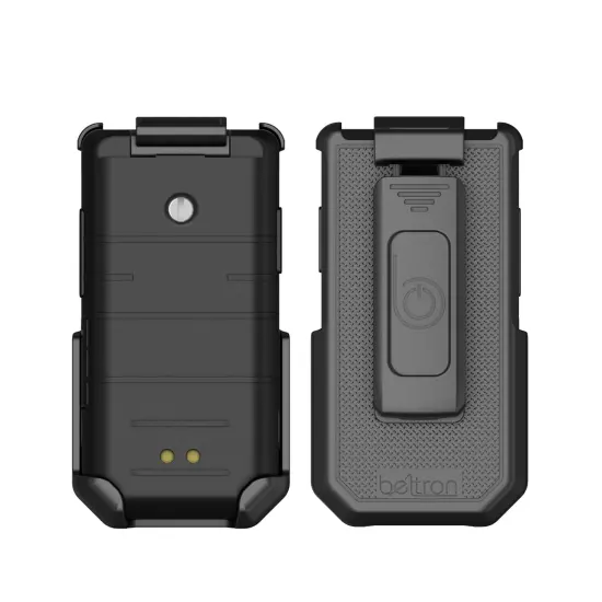 BELTRON Rotating Belt Clip Holster Case for CAT S22 Flip (Industrial Strength)