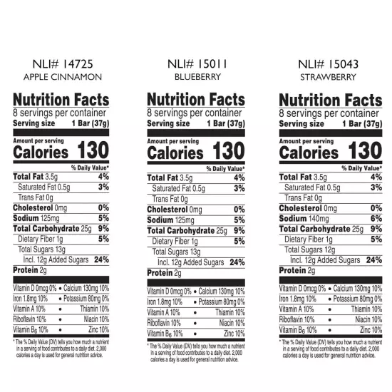 Nutri-Grain Soft Baked Breakfast Bars, Made with Whole Grains, Kids Snacks, Valu