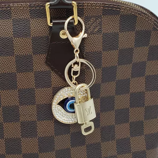 Authentic Louis Vuitton Lock & Key with unbranded Bagcharm, Keycharm, Keychain