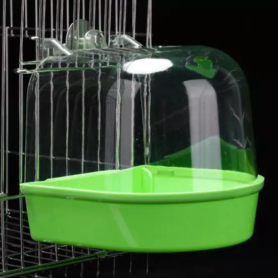 Parrot Bath Box Bathtub Bird Bather Bathing Utensils