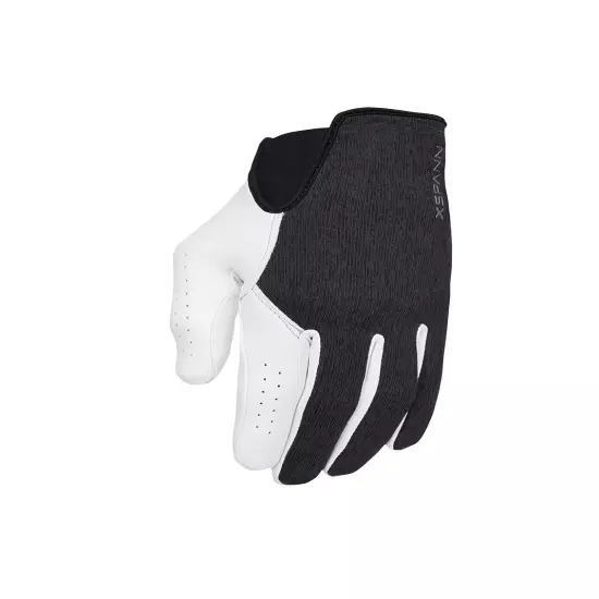 Golf X Spann Glove (Worn on Left Hand, Standard, Medium/Large, White)