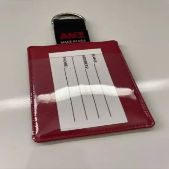 AM&E 50th anniversary Golf Red Bag Tag Golf NEW