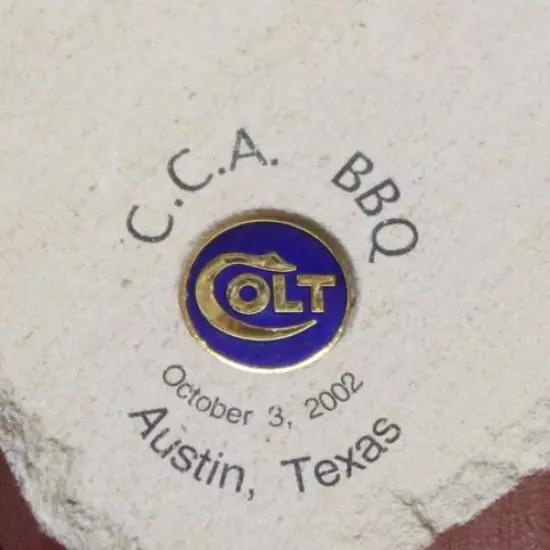 COLT Firearms Factory CCA BBQ Paperweight 2002