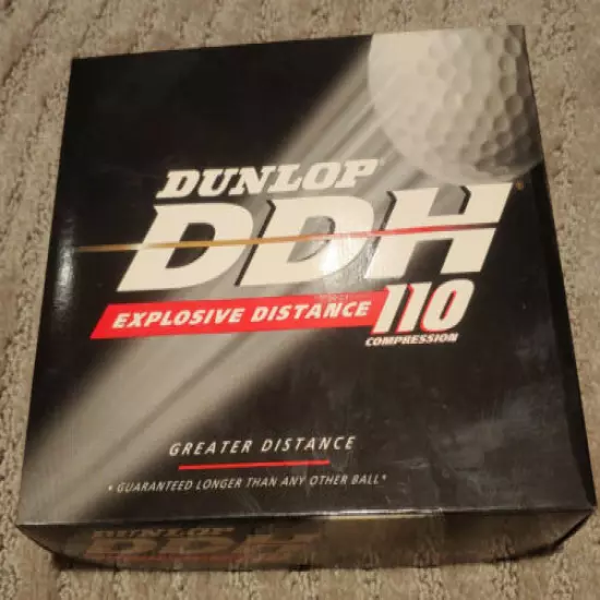 Rare Dunlop DDH Golf Balls w/ Health Plan WV-OH Logo