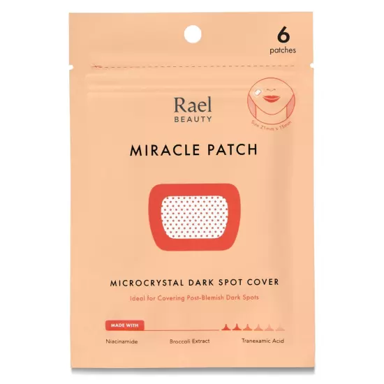 Rael Hydrocolloid Pimple Patches, Miracle Patch - Invisible, Microcrystal