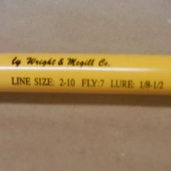 EAGLE CLAW "PACK IT" MODEL PK601 7' 6" / 2 PIECE SPIN / FLY ROD WITH GRAPHITE