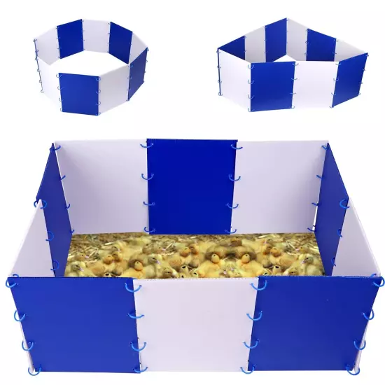 Chick Starter Kit Chicken Brooder Box for 15 Ducks Chicks Portable Coop & Chi...