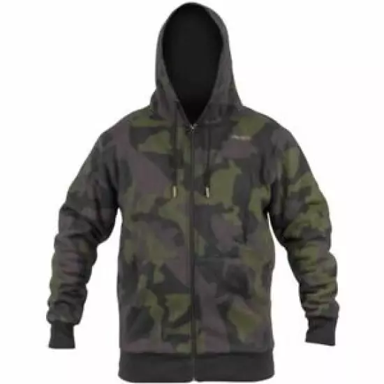 Avid Carp Distortion Camo Zip Hoodie