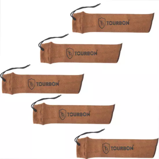 Tourbon 5 Packs Pistol Socks Gun Cover Handgun Safe Sleeves Anti-rust Bag in USA