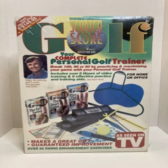 Scratch Score Golf, Complete Personal Golf Trainer As Seen On TV Video Training