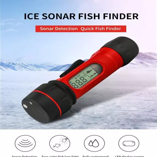 Ice Fishing Echo Sounder Fish Finder Wireless Sounder Depth Digital Handheld