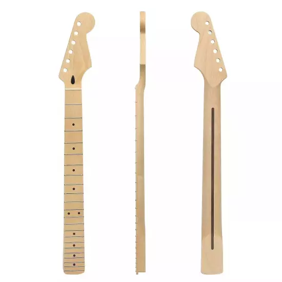 22 Frets Electric Guitar Neck Canada Maple Fretboard for DIY Fender ST Strat