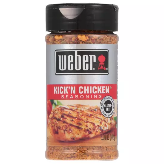 Weber Kick'n Chicken Seasoning, 5 Ounce Shaker