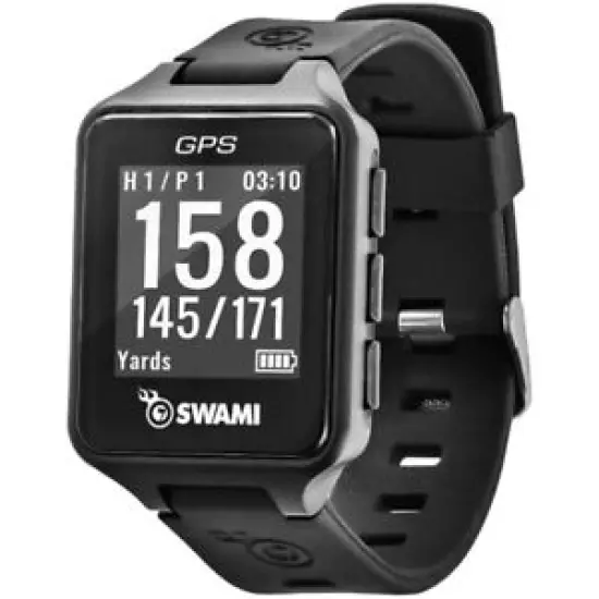 IZZO SWAMI GOLF GPS WATCH - BLACK - NEW