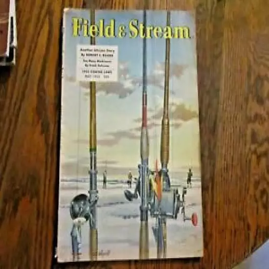 Field and Stream Magazine May 1952 Vintage Issue- Free Shipping!