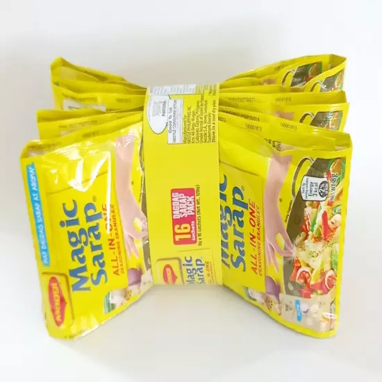 MAGGI Magic Sarap Pack of 1 (16 Sachets x 8g) All-in-One Seasoning Granules