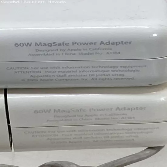 Apple Lot of 2 Laptop/Computer Chargers/ Power Supplies