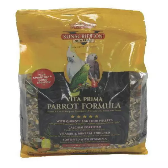 Sunseed Vita Prima Parrot Food 4 Lbs Null