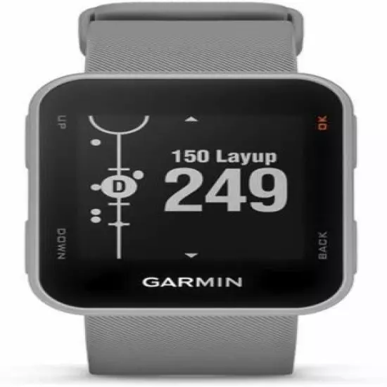 Garmin Approach S10 Golf Watch, Powder Grey **DEFECTIVE**