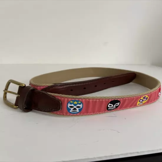 LUCHADORES Belt Size 30 By Salty Umbrella Lucha Libre