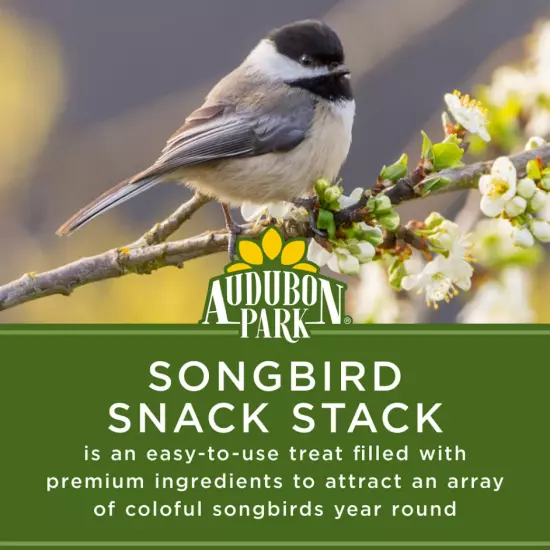 Audubon Park Songbird Snack Stack Wild Bird Food, New, 8.25 oz.