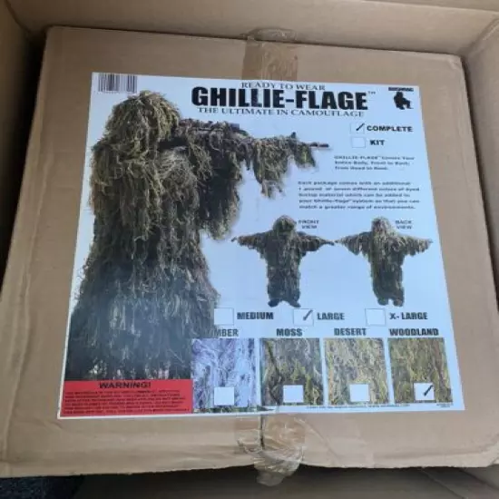 The Bushrag Complete Ghillie Suit The Hunting Public Camo Form Woodland